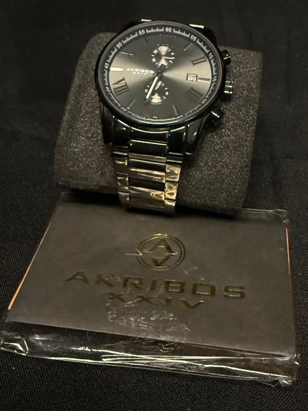 Akribos- XXIV Steel Watch